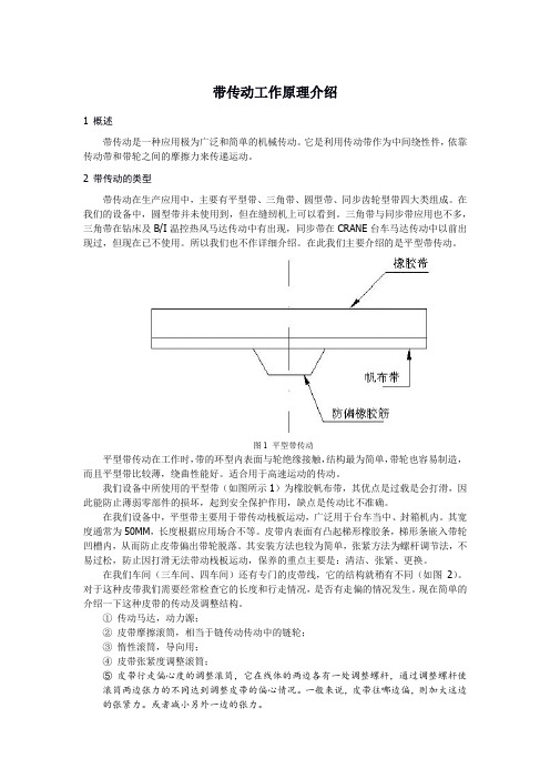 带传动工作原理介绍