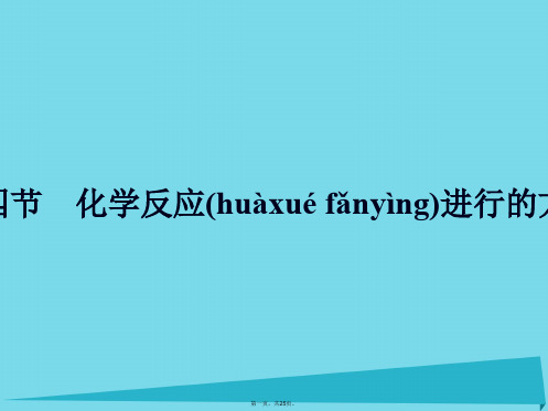 高中化学2.4化学反应进行的方向课件新人教版选修4