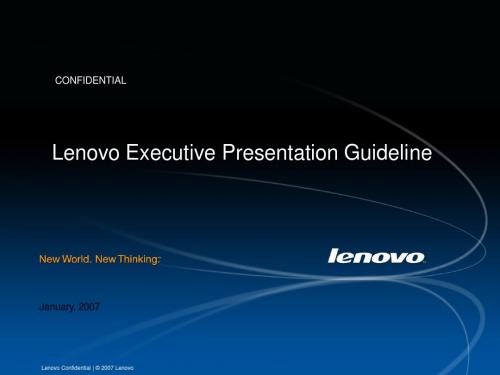 Effective PPT - Lenovo