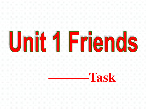 牛津译林版8A Unit1 Task (共19张PPT)