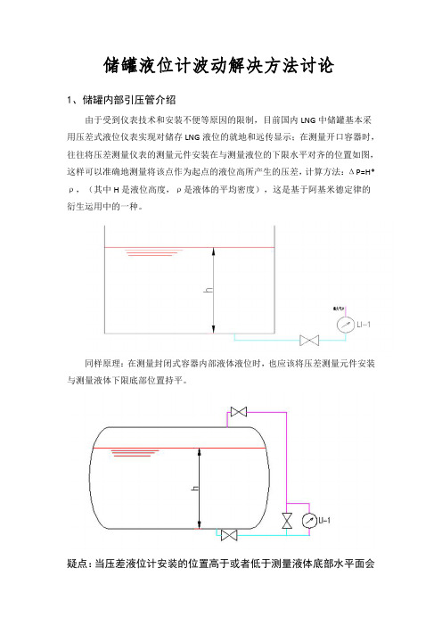 储罐液位计波动分析汇总