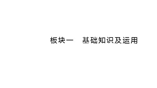 板块一基础知识及运用专题三标点符号讲练—高中语文学业水平测试合格性一轮复习教学课件