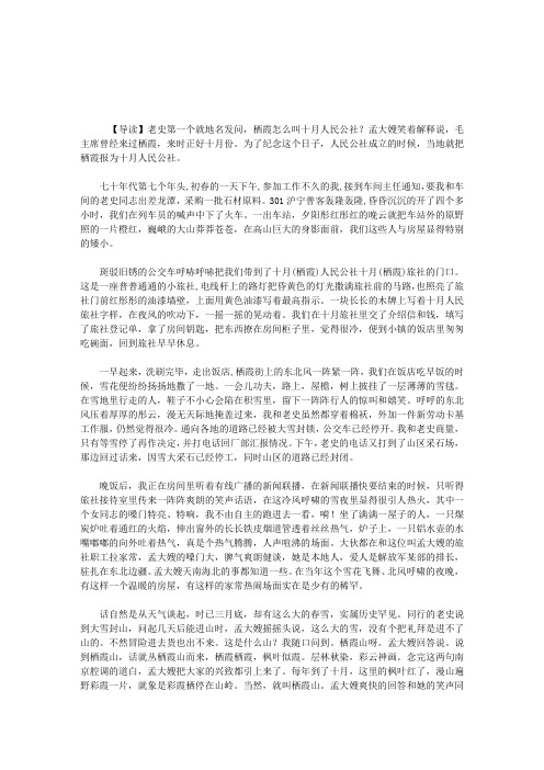 风雪迫栖霞