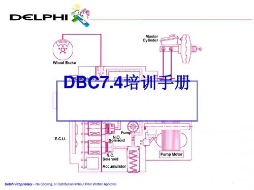 德尔福ABSDBC74培训手册(PPT 81张)