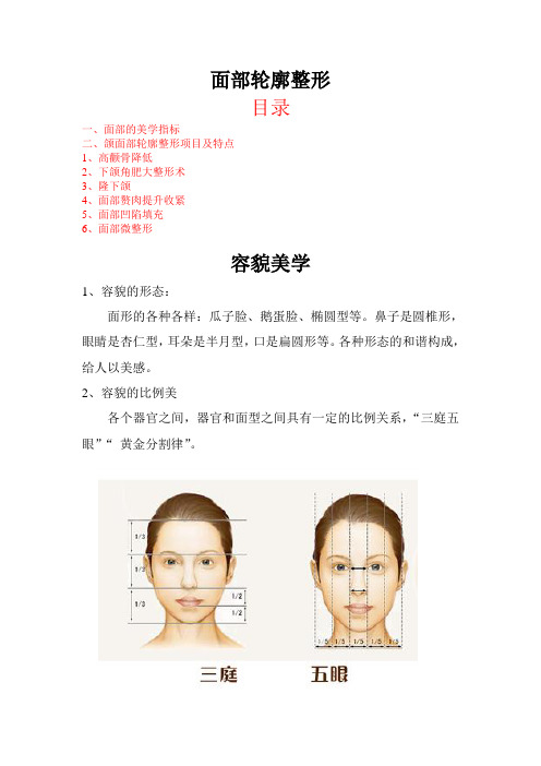 面部轮廓整形