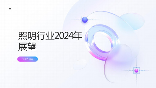 照明行业：2024年照