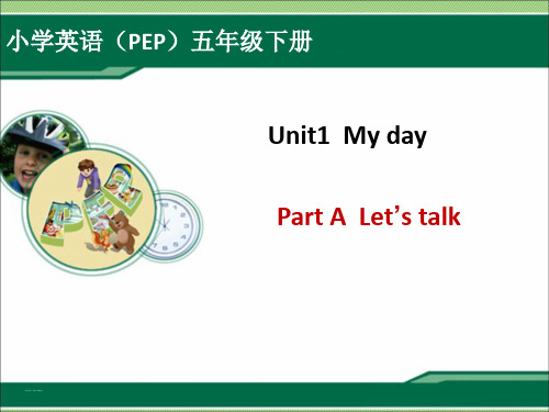 人教版英语四年级上册A Let's talk 3-课件