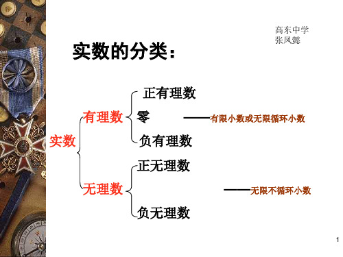 实数包括有理数和无理数ppt课件