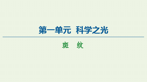 2020_2021学年高中第1单元科学之光文本研习2