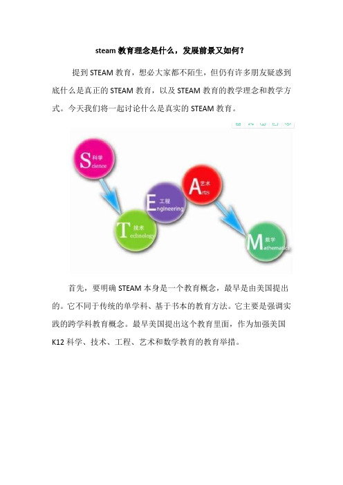 steam教育理念是什么,发展前景又如何？