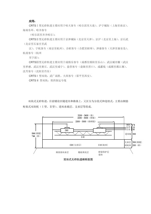 无砟轨道 小知识