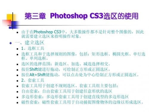 Photoshop CS3教案第三章