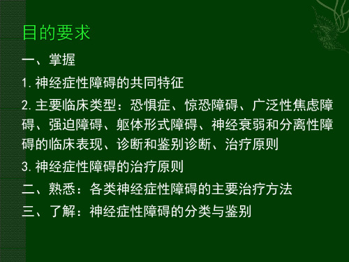 神经症性和分离性障碍文字