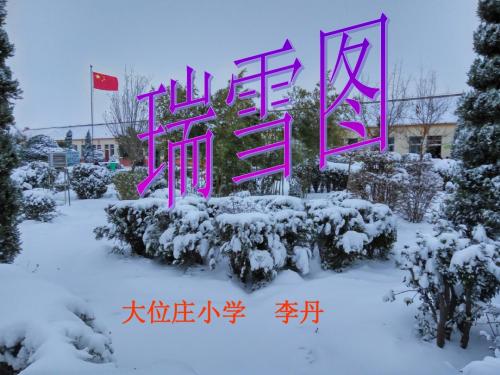 北师版四年级语文上册瑞雪图课件