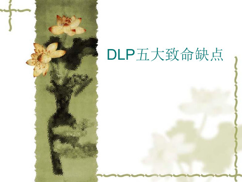 DLP投影机五大致命缺点