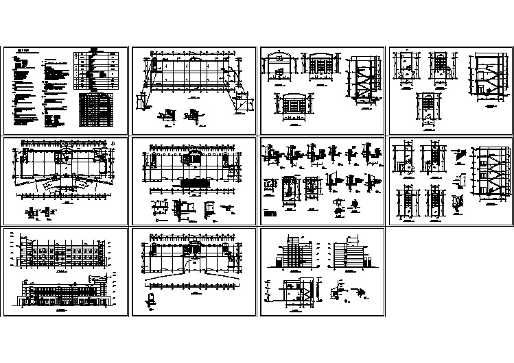 办公楼设计_【江苏】某地高层办公楼建筑施工cad简图