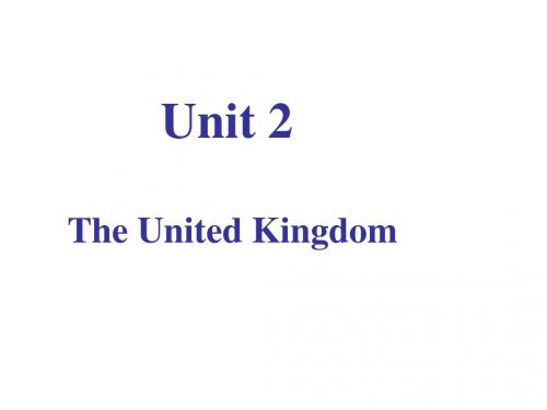 2011年秋(人教新课标必修5)高二英语：全套课件 Unit 2 The United Kingdom