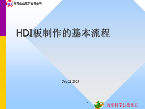 HDI 制作流程