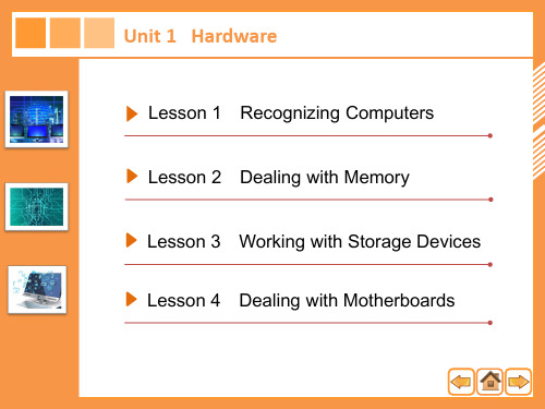 计算机专业英语第三版教学课件Unit1Hardware