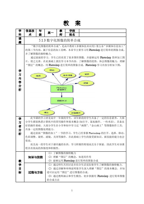 数字化图像的简单合成课件资料