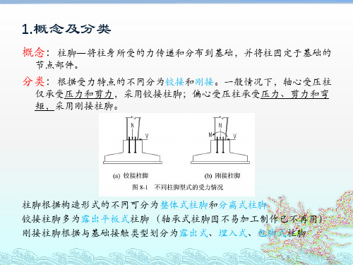 钢柱脚节点共48页文档