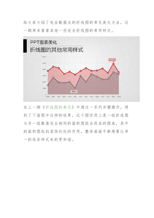 PPT美化教程-折线图的常用样式介绍