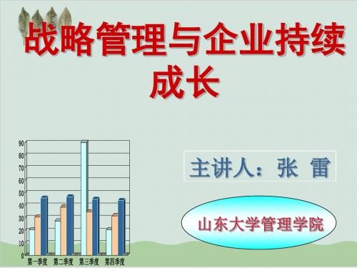 张雷《战略管理与企业持续成长》教程PPT课件( 37页)