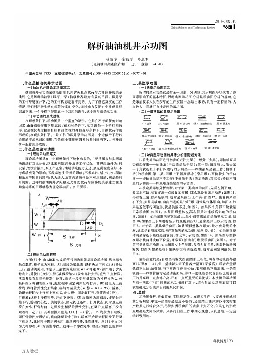 解析抽油机井示功图