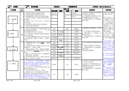 泡泡糖糖果工艺作业指导书