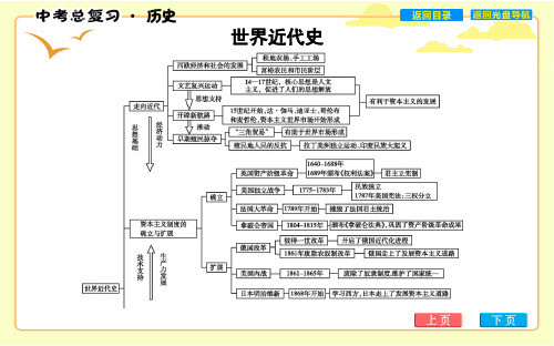 中考历史总复习 走向近代 资本主义制度的初步确立