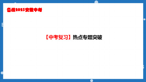 2023年安徽省中考道德与法治专题复习课件：专题九+维护团结+促进统一