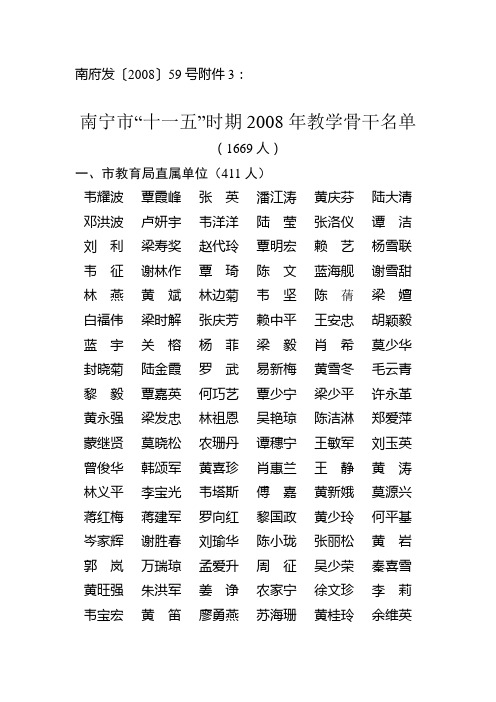 南府发200859号附件3