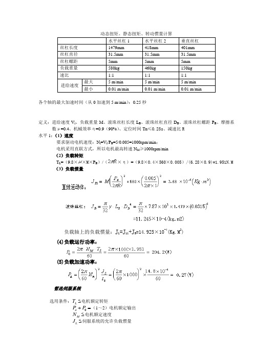 动态扭矩