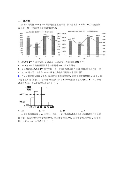 (易错题)高中数学必修三第一章《统计》检测题(答案解析)(1)