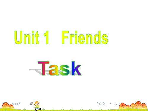 译林牛津版八年级英语上册unit1 task 教学课件(共12张PPT)