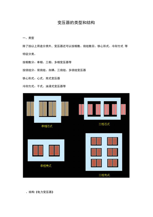 变压器的类型和结构