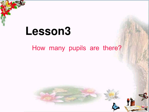 五年级英语下册Lesson3《Howmanypupilsarethere》 优秀课件3科普版