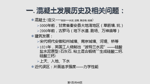 C高强高性能混凝土材料分析PPT课件