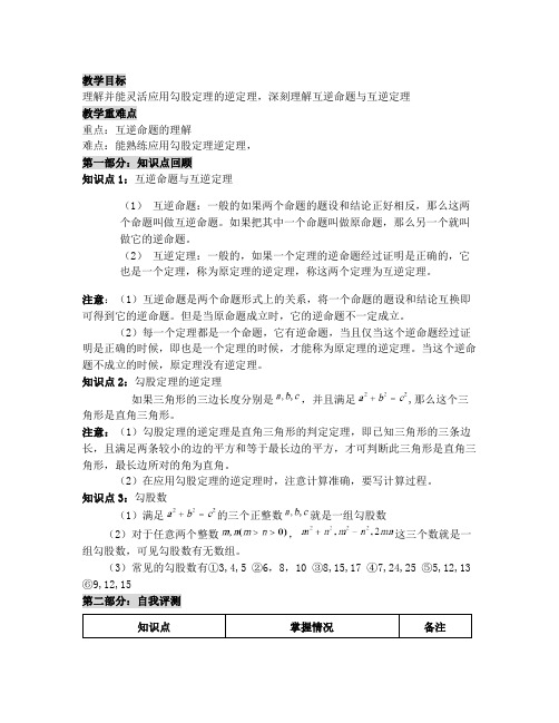 勾股定理逆定理