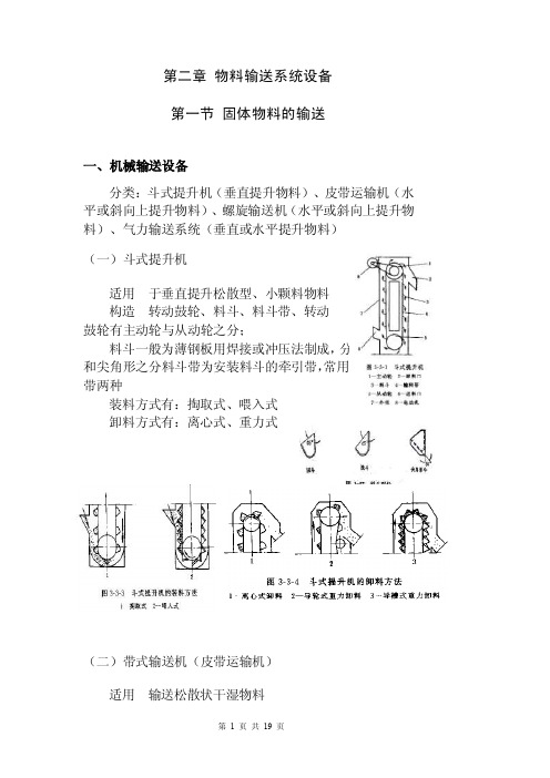 《生物工程设备》第二章物料输送系统设备