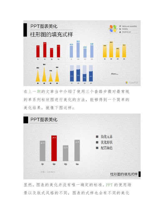 PPT美化教程-柱形图的填充式样