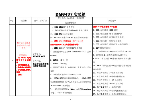 DM6437平台介绍