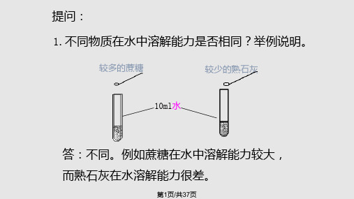 溶解PPT学习课件PPT课件