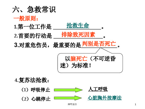 急救常识  ppt课件