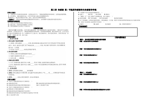 高中物理-第三章传感器导学案3-2 3.2 导学案