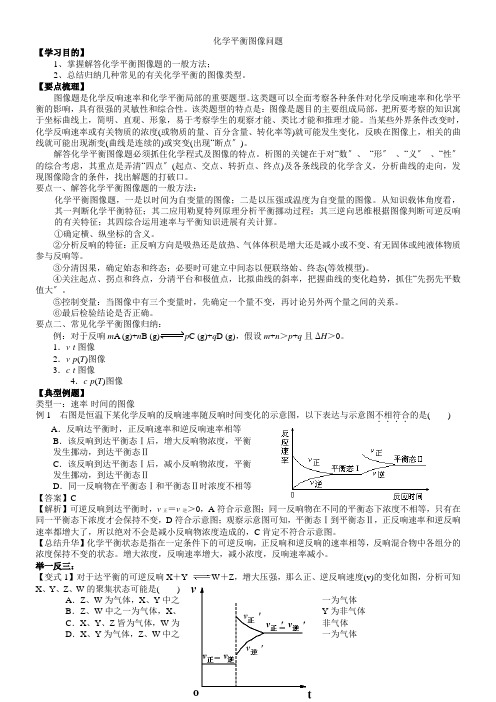 2021学年度高二化学《化学平衡图像》解决思维(技巧 典例导析)