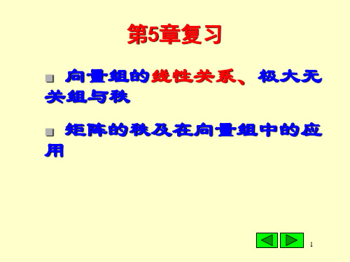 高中数学《向量组的线性相关性》课件