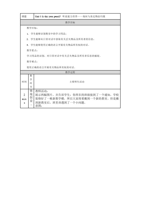 Unit3Isthisyourpencil_(Period1)_教学设计