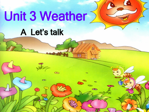 pep-新版四年级下册-unit-3-weather-Part-A-let's-talk