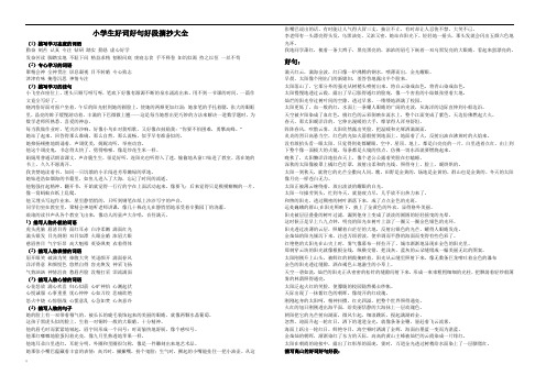 小学生好词好句好段摘抄大全